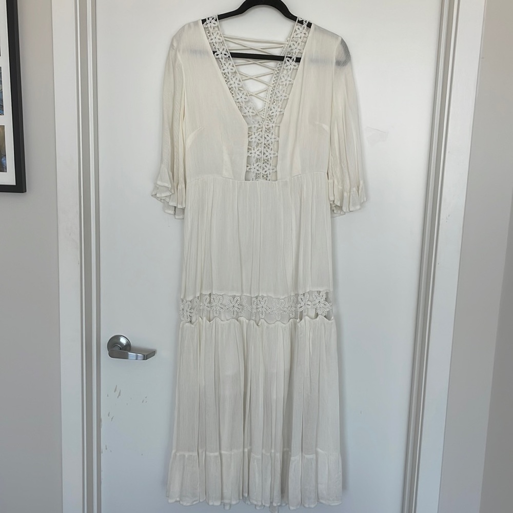 White Lace Maxi